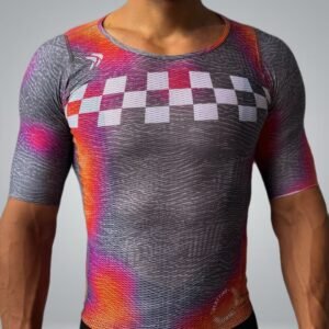 Jersey Plus Race Fucsia - Naranja